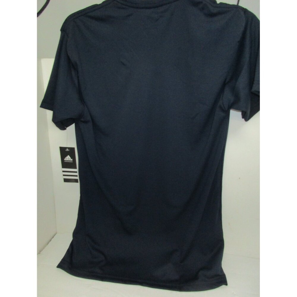 Men's Adidas Short Sleeve T-Shirt Black/Purple Size Small New!!! - Picture 2 of 2